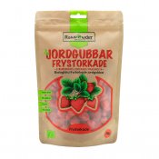 ekologiska frystorkade jordgubbar
