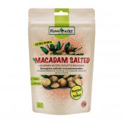 ekologiska saltade macadamianötter