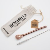 Yerba straw/bombilla roséguld