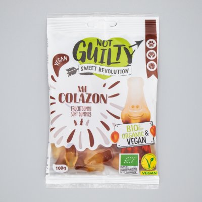 Ekologiskt och veganskt gélegodis, colasmak