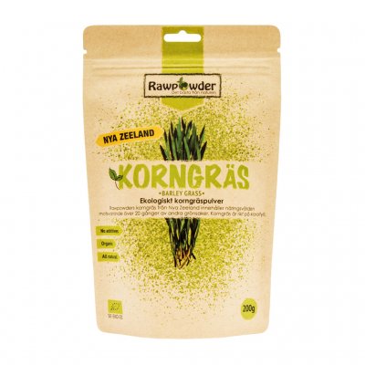 ekologisk korngräs pulver New Zealand