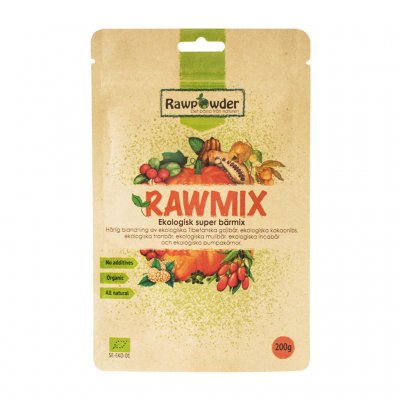 Raw Mix (tranbär, kakaonibs, gogi, mullbär, inca, pumpakärnor)