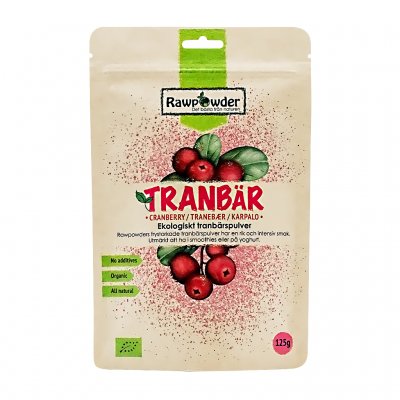 ekologiskt tranbärspulver